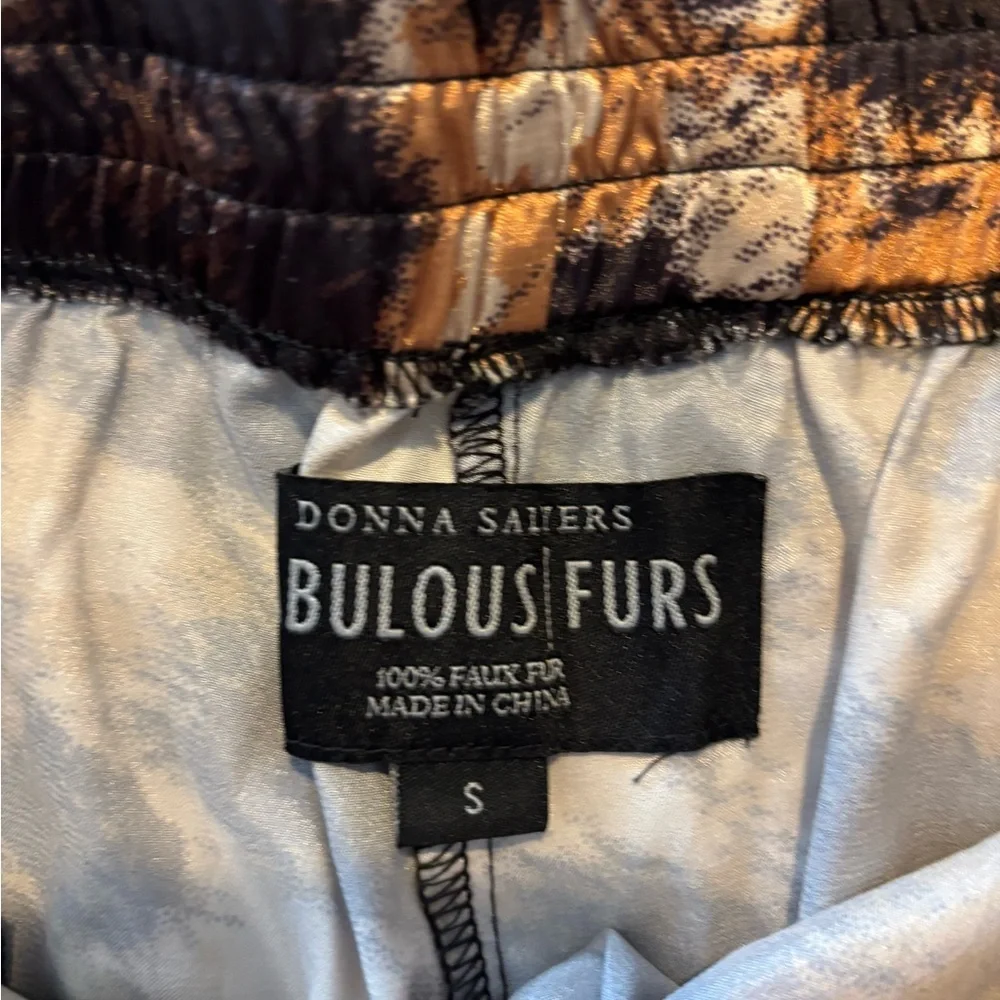 Donna Salyers Leopard Print Pajama Set Silky Glam Lounge Mobwife Small - Picture 12 of 13